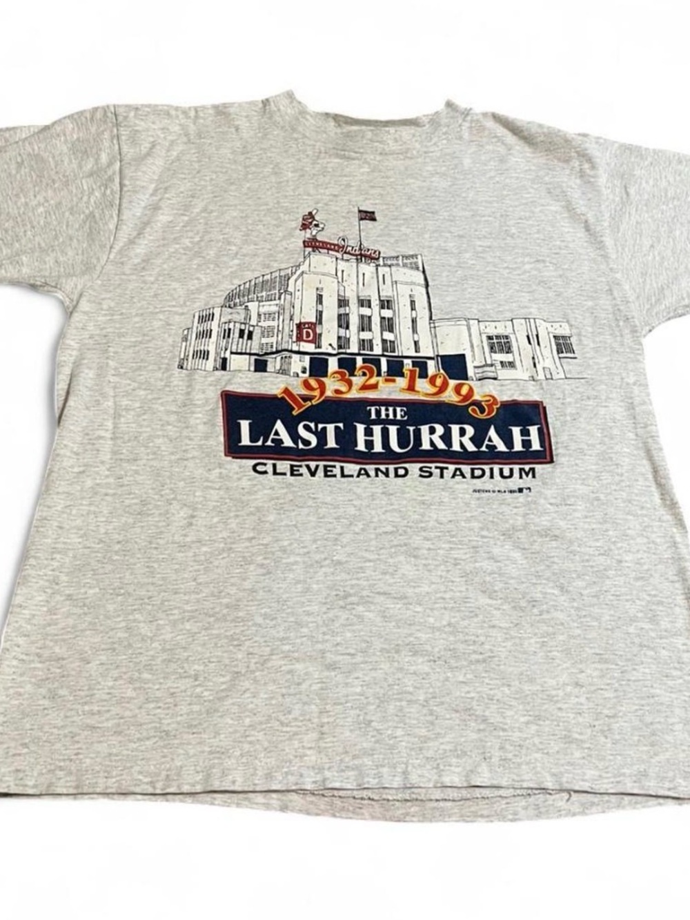 Vintage Men’s Jostens Cleveland Indians 1932-1993 “The Last Hurrah” Stadium Sz L